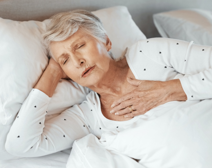 Síntomas de la apnea del sueño: Despertarse con sensación de ahogo